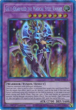 Gilti-Gearfried the Magical Steel Knight - KICO-EN014 - Collectors Rare 1st Edition
