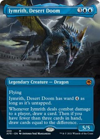 FOIL BORDERLESS Iymrith, Desert Doom 290 - Adventures in the Forgotten Realms