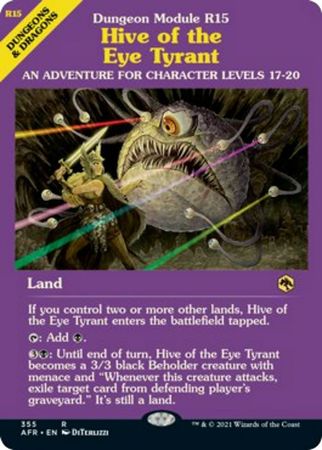 EXTENDED ART Eye of Vecna 393 - Adventures in the Forgotten Realms