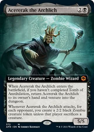 EXTENDED ART Acererak the Archlich 372 - Adventures in the Forgotten Realms