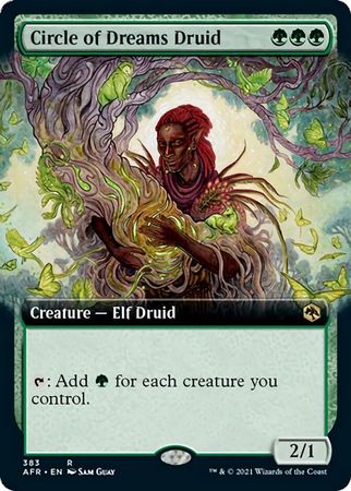 EXTENDED ART Circle of Dreams Druid 383 - Adventures in the Forgotten Realms