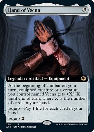 EXTENDED ART Hand of Vecna 394 - Adventures in the Forgotten Realms