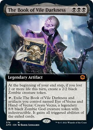 EXTENDED ART The Book of Vile Darkness 374 - Adventures in the Forgotten Realms
