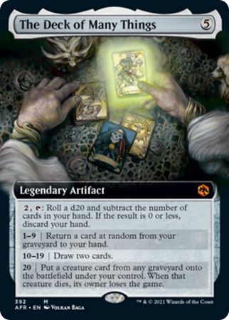 EXTENDED ART The Deck of Many Things 392 - Adventures in the Forgotten Realms