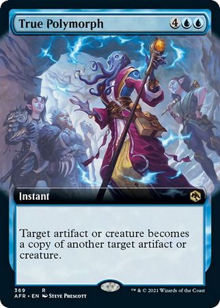 EXTENDED ART True Polymorph 369 - Adventures in the Forgotten Realms