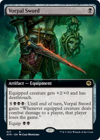 EXTENDED ART Vorpal Sword 377 - Adventures in the Forgotten Realms