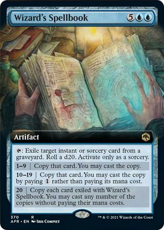 EXTENDED ART Wizard's Spellbook 370 - Adventures in the Forgotten Realms