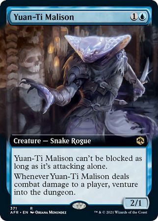 EXTENDED ART Yuan-Ti Malison 371 - Adventures in the Forgotten Realms