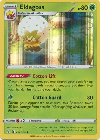 Eldegoss - 16/203 - Holo Rare