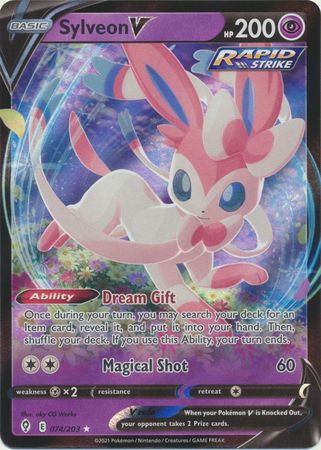 Sylveon V - 74/203 - Ultra Rare