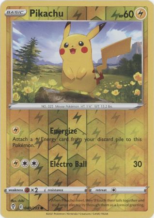 Pikachu - 49/203 - Common Reverse Holo