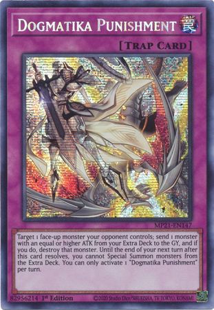 Dogmatika Punishment - MP21-EN147 - Prismatic Secret Rare 1st Edition