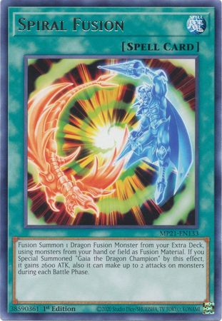 Spiral Fusion - MP21-EN133 - Rare 1st Edition