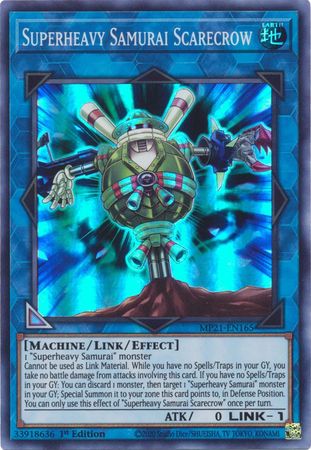 Superheavy Samurai Scarecrow - MP21-EN165 - Super Rare 1st Edition