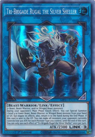 Tri-Brigade Rugal the Silver Sheller - MP21-EN197 - Super Rare 1st Edition