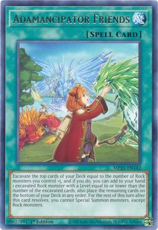 Adamancipator Friends - MP21-EN142 - Ultra Rare 1st Edition