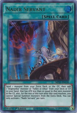 Nadir Servant - MP21-EN135 - Ultra Rare 1st Edition