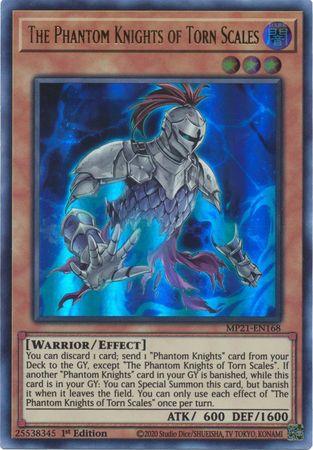 The Phantom Knights of Torn Scales - MP21-EN168 - Ultra Rare 1st Edition
