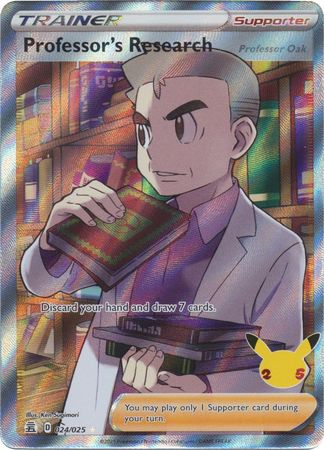 Professor's Research - 24/25 - Full Art Ultra Rare - Celebrations