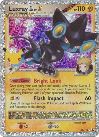 Luxray Gl Lv.x - 109/111 - Ultra Rare - Celebrations Classic Collectio Cherry Collectables Luxray Gl Lv.x - 109/111 - Ultra Rare - Celebrations Classic Collectio Cherry Collectables