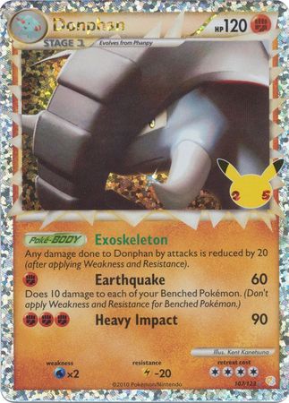 Donphan (Prime) - 107/123 - Ultra Rare - Celebrations Classic Collection