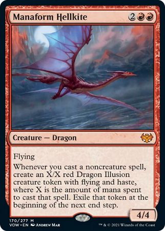 Manaform Hellkite - 170/277  - MythiCommon  Crimson Vow