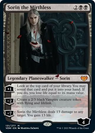 Sorin the Mirthless - 131/277  - MythiCommon  Crimson Vow