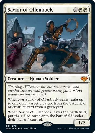 Savior of Ollenbock - 34/277  - MythiCommon  Crimson Vow