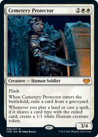 Cemetery Protector - 6/277  - MythiCommon  Crimson Vow