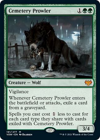 Cemetery Prowler - 191/277  - MythiCommon  Crimson Vow