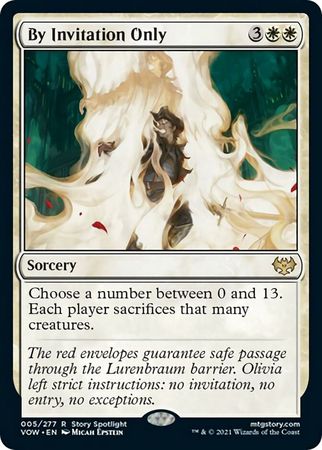 By Invitation Only - 5/277  - Rare Crimson Vow
