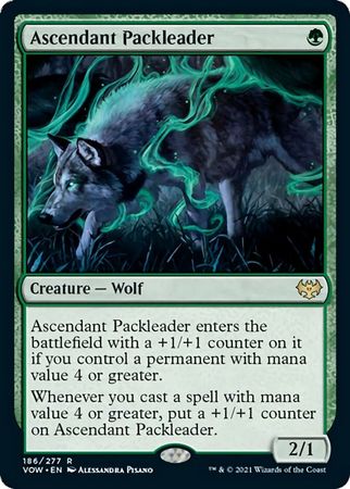 Ascendant Packleader - 186/277  - Rare Crimson Vow