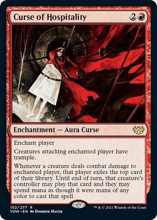 Curse of Hospitality - 152/277  - Rare Crimson Vow