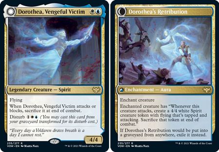 Dorothea, Vengeful Victim // Dorothea's Retribution - 235/277  - Rare Crimson Vow