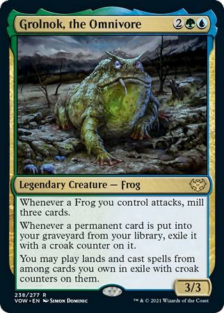 Grolnok, the Omnivore - 238/277  - Rare Crimson Vow