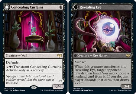 Concealing Curtains // Revealing Eye - 101/277  - Rare Crimson Vow