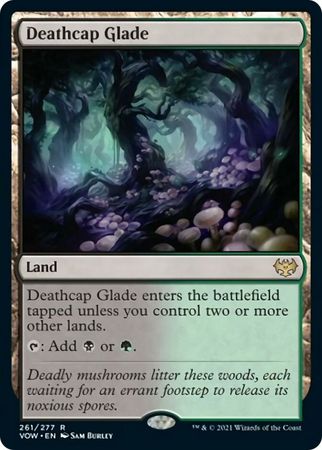 Deathcap Glade - 261/277  - Rare Crimson Vow