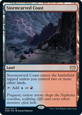 Stormcarved Coast - 265/277  - Rare Crimson Vow