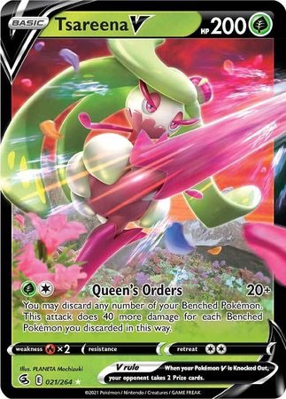 Tsareena V - 21/264 - Ultra Rare