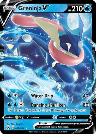 Greninja V - 73/264 - Ultra Rare