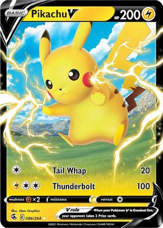 Pikachu V - 86/264 - Ultra Rare