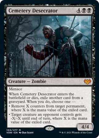 Cemetery Desecrator - 100/277  - MythiCommon  Crimson Vow