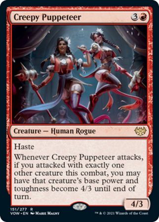 Creepy Puppeteer - 151/277  - Rare Crimson Vow