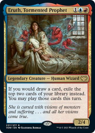 Eruth, Tormented Prophet - 237/277  - Rare Crimson Vow