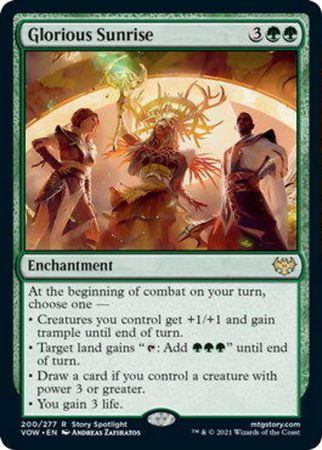 Glorious Sunrise - 200/277  - Rare Crimson Vow