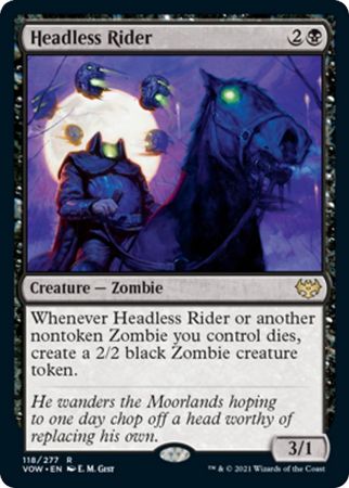 Headless Rider - 118/277  - Rare Crimson Vow