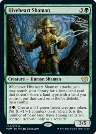 Hiveheart Shaman - 202/277  - Rare Crimson Vow