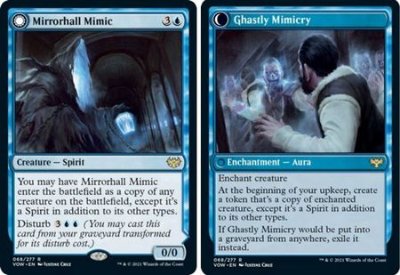 Mirrorhall Mimic // Ghastly Mimicry - 68/277  - Rare Crimson Vow
