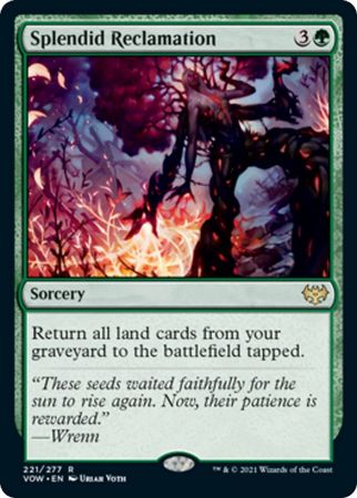 Splendid Reclamation - 221/277  - Rare Crimson Vow