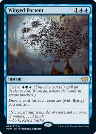 Winged Portent - 89/277  - Rare Crimson Vow